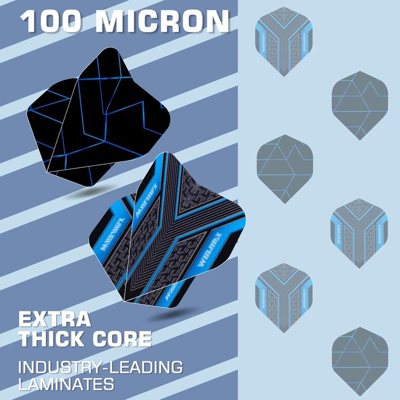 win.max طقم سهام ناعمة - طقم سهام ناعمة من 90% تنجستين بوزن 18 جرام مع 3 ريش إضافية - Image 4